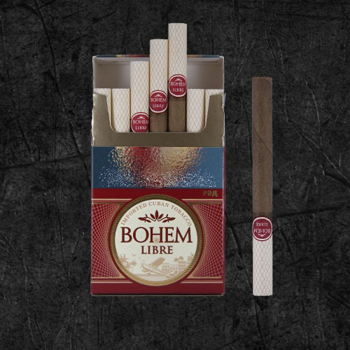 Сигариллы Бохем Либре Ред (Bohem Libre - Red) Сигариллы со вкусом вишня, формата Кинг Сайз